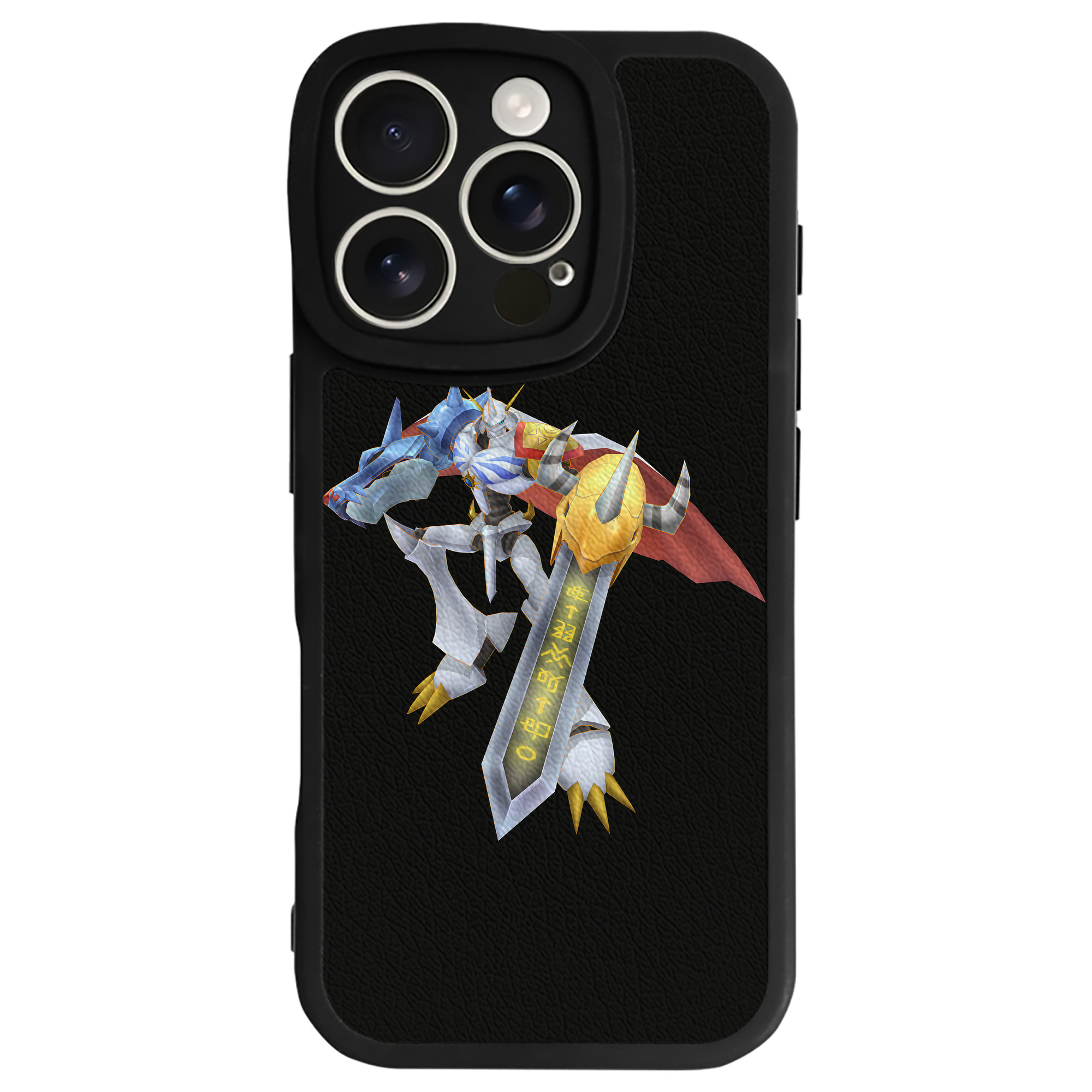 （画像用） Digimon デジタルモンスター/デジモン 【iPhone 16シリーズ対応】シリコンスマホケース（レザー調） 材質：シリコン